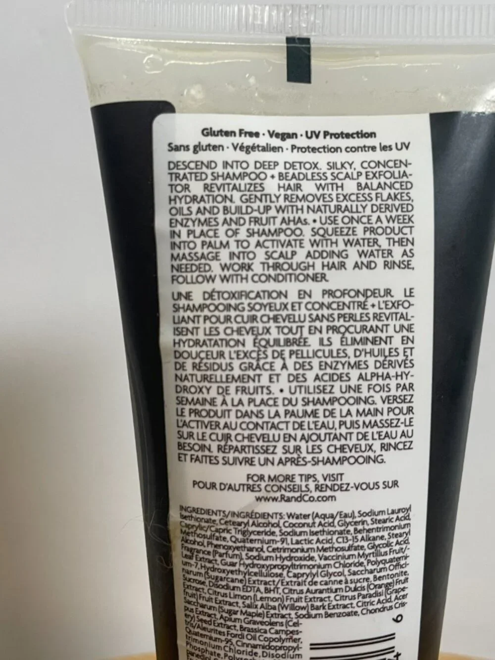 R+CO Submarine Water Activated Enzyme Exfoliating Shampoo 3 Fl Oz Vegan
